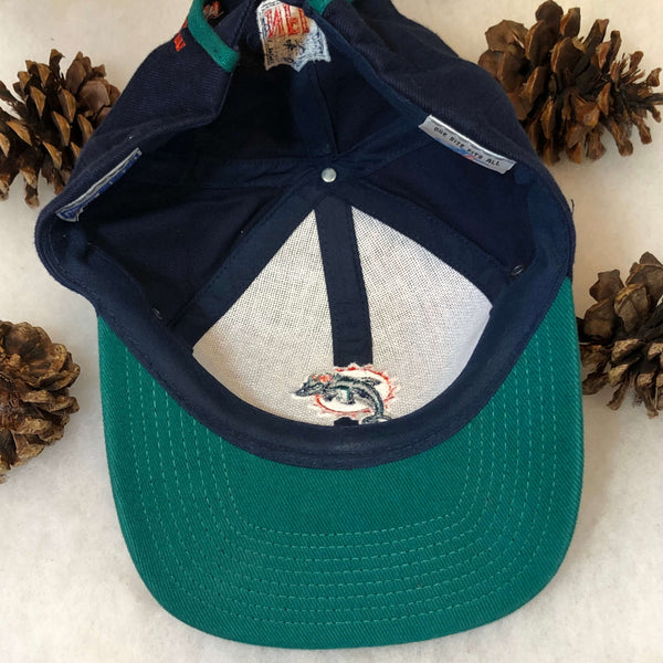 Vintage NFL Miami Dolphins Logo Athletic Strapback Hat