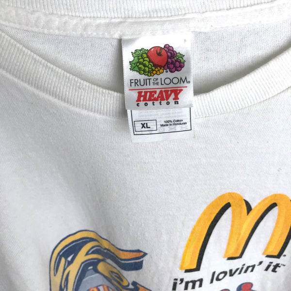 Vintage WNBA Indiana Fever Family McDonald's Promo T-Shirt (XL)