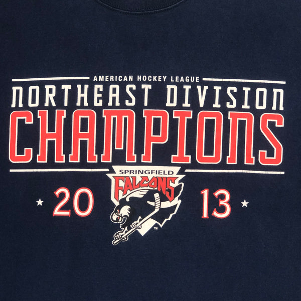 2013 AHL Springfield Falcons Northeast Division Champions T-Shirt (XXL)