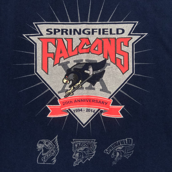 2014 AHL Springfield Falcons 20th Anniversary T-Shirt (XXL)