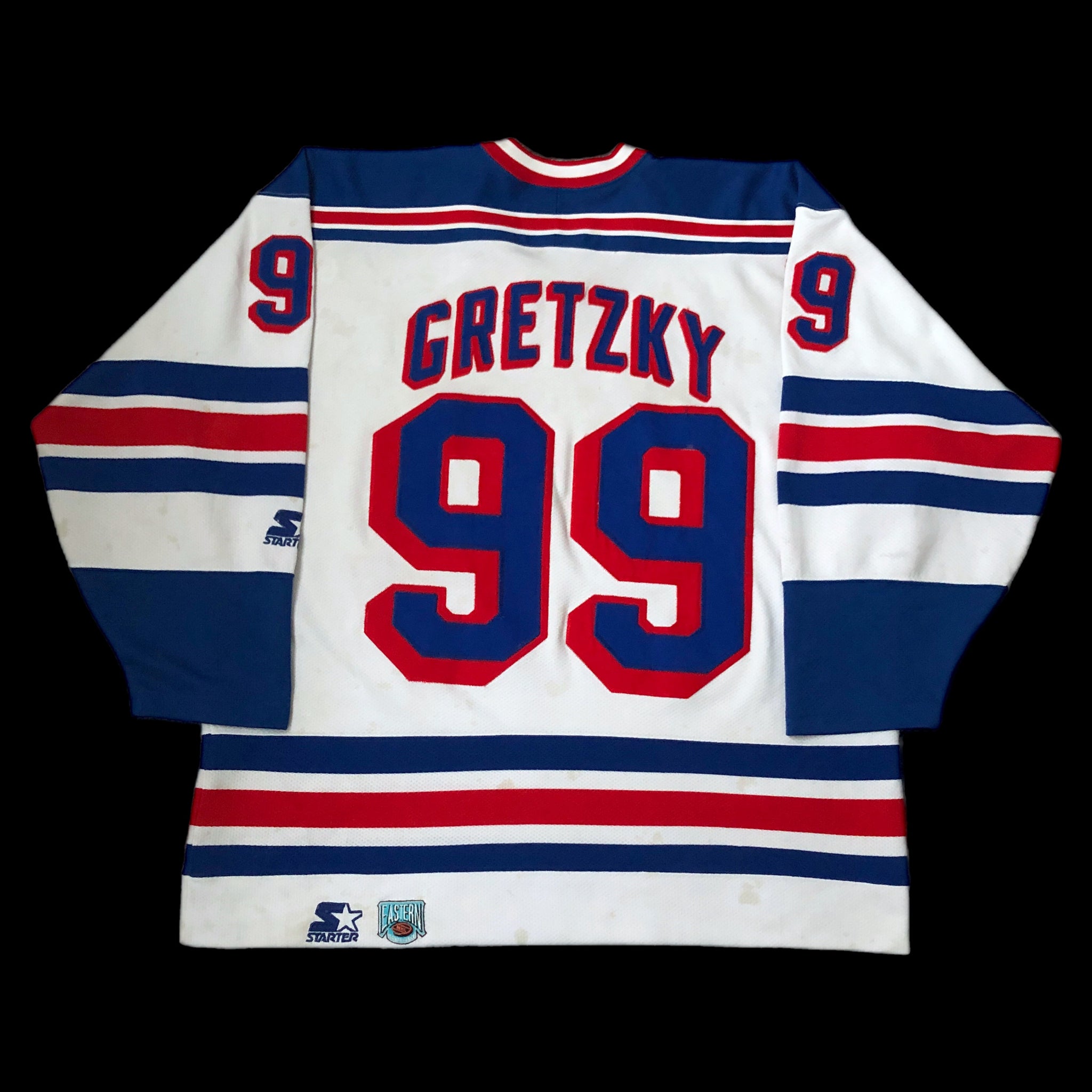 Vintage NHL New York Rangers Wayne Gretzky Starter Jersey (XXL)