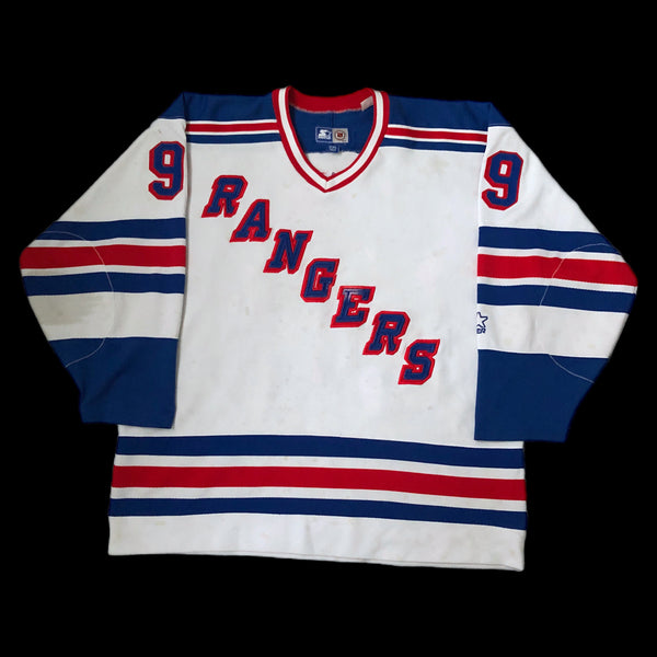 Vintage NHL New York Rangers Wayne Gretzky Starter Jersey (XXL)