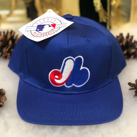 Vintage Deadstock NWT MLB Montreal Expos Competitor Twill Snapback Hat