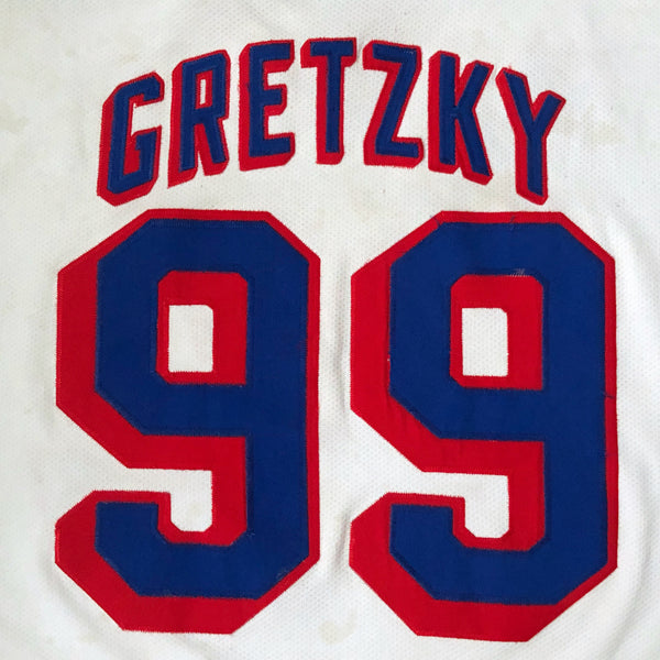 Vintage NHL New York Rangers Wayne Gretzky Starter Jersey (XXL)