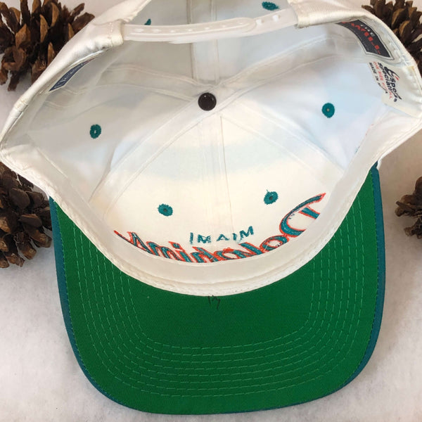 Vintage NFL Miami Dolphins Sports Specialties Script Twill Snapback Hat
