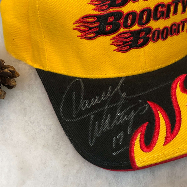 NASCAR Darrell Waltrip Autographed "Boogity Boogity Boogity" Catchphrase Racing Strapback Hat