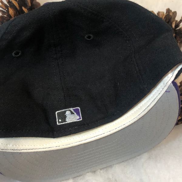 Vintage MLB Tampa Bay Devil Rays New Era Wool Fitted Hat 7 1/4