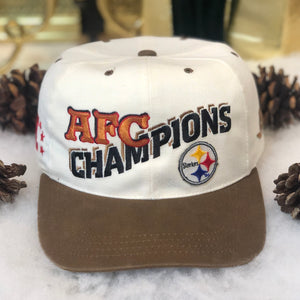 Vintage NFL Pittsburgh Steelers AFC Champions AJD Snapback Hat