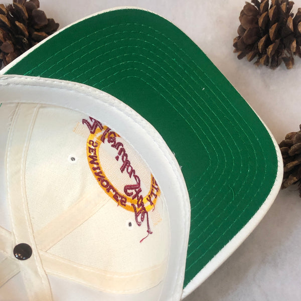 Vintage NCAA FSU Florida State Seminoles The Game Circle Logo Twill Snapback Hat