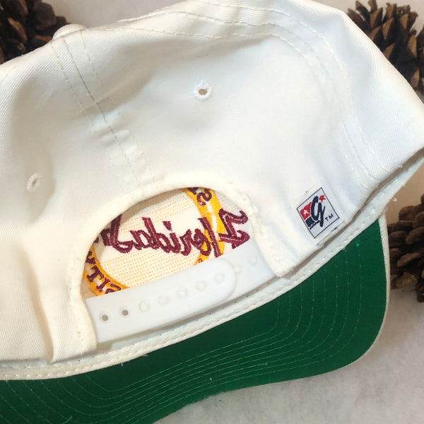 Vintage NCAA FSU Florida State Seminoles The Game Circle Logo Twill Snapback Hat