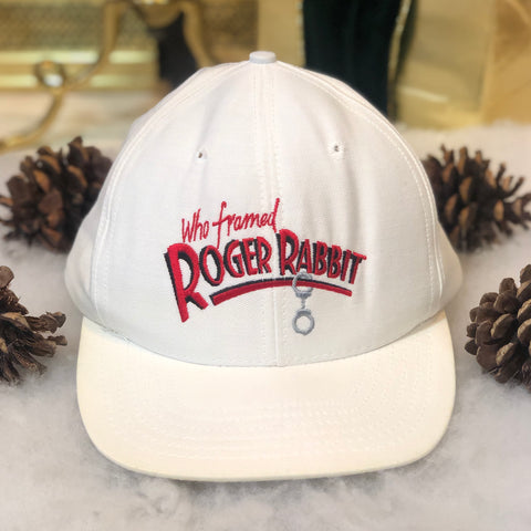 Vintage Who Framed Roger Rabbit DeLONG Twill Snapback Hat Autographed Gary K. Wolf