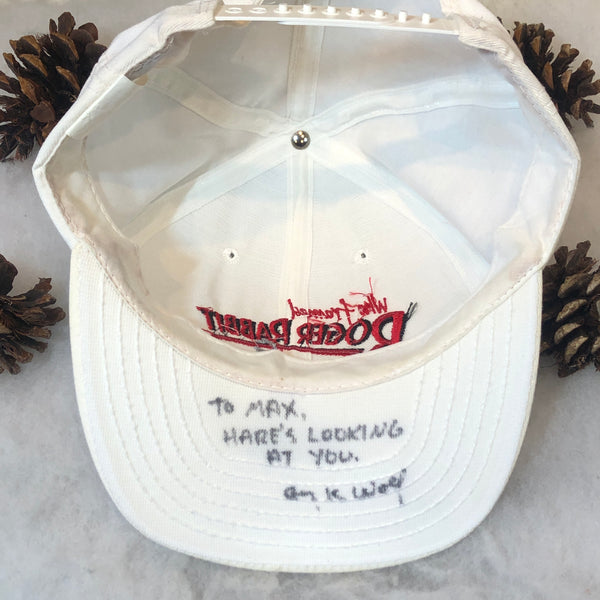 Vintage Who Framed Roger Rabbit DeLONG Twill Snapback Hat Autographed Gary K. Wolf