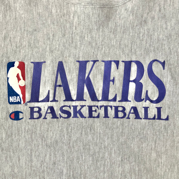 Vintage NBA Los Angeles Lakers Champion Reverse Weave Crewneck Sweatshirt (L)