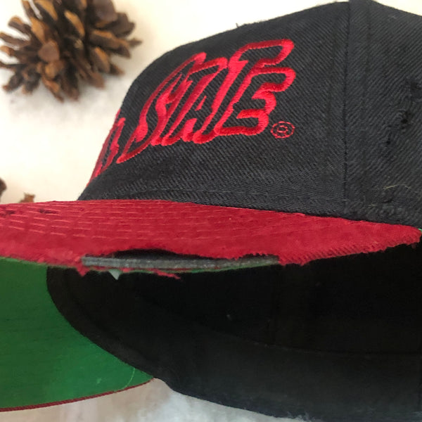 Vintage NCAA FSU Florida State Seminoles Starter Bubble Script Wool Snapback Hat