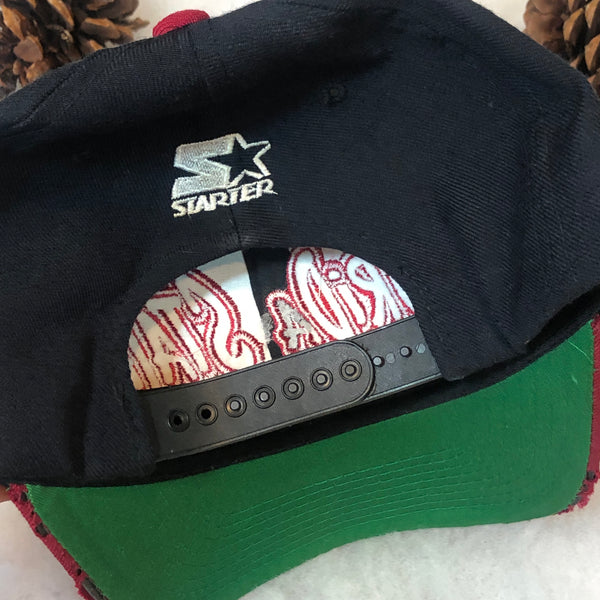 Vintage NCAA FSU Florida State Seminoles Starter Bubble Script Wool Snapback Hat