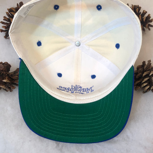 Vintage Deadstock NWOT Old Milwaukee Light Beer Bassin' with Bill Dance TV Show Promo Twill Snapback Hat