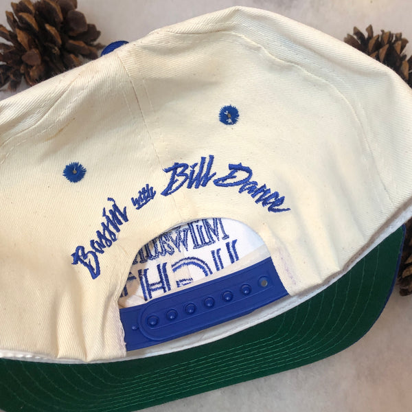 Vintage Deadstock NWOT Old Milwaukee Light Beer Bassin' with Bill Dance TV Show Promo Twill Snapback Hat
