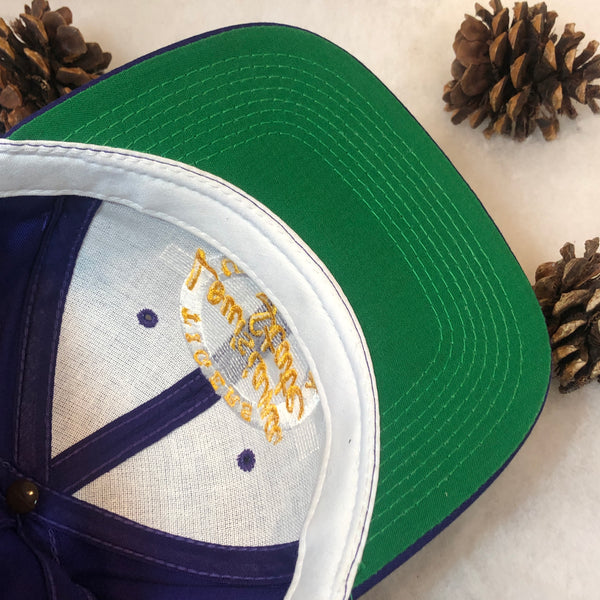 Vintage Deadstock NWOT NCAA LSU Louisiana State Tigers The Game Circle Logo Twill Snapback Hat