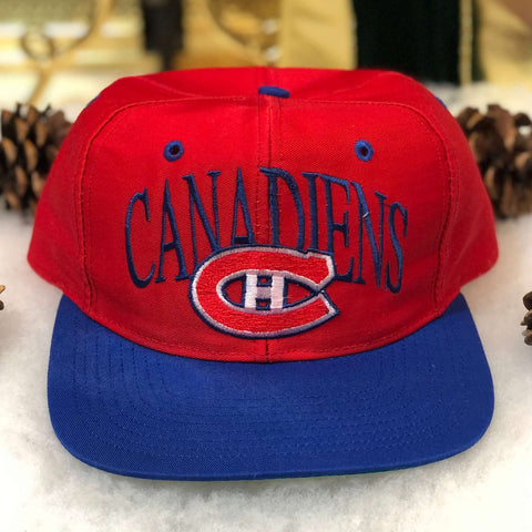 Vintage NHL Montreal Canadiens The Game Twill Snapback Hat