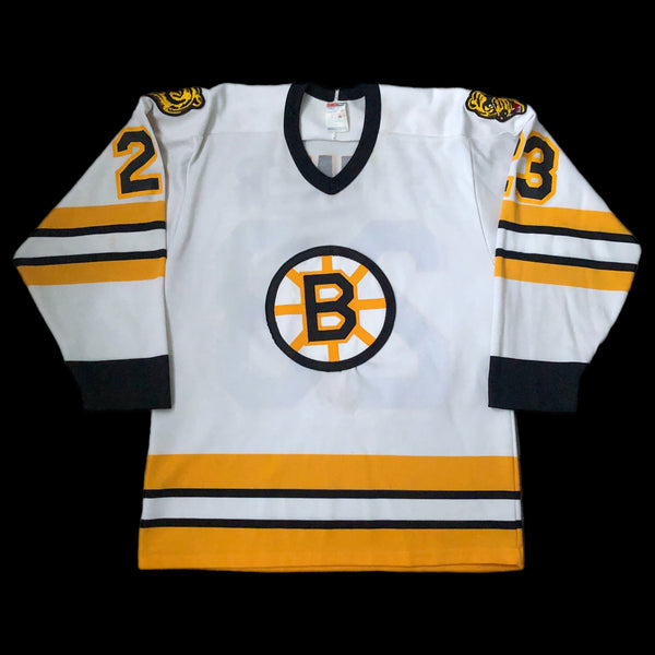 Vintage NHL Boston Bruins Charlie Simmer CCM Maska Jersey (M)