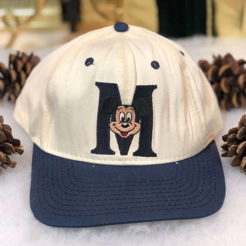 Vintage Disney Mickey Mouse Twill Snapback Hat