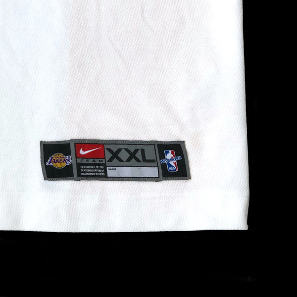 Vintage NBA Los Angeles Lakers Nike Pullover Warmup Shooting Shirt (XXL)