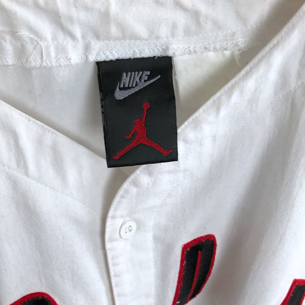 Vintage Nike Air Michael Jordan NBA Baseball Jersey (S)