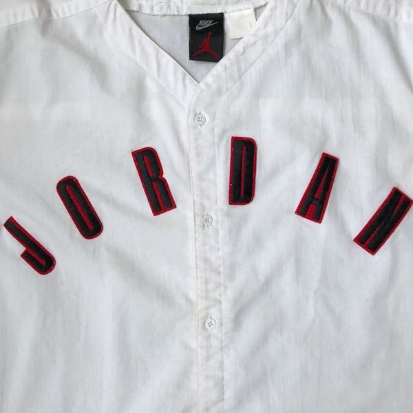 Vintage Nike Air Michael Jordan NBA Baseball Jersey (S)