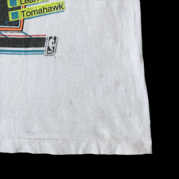 Vintage NBA Chicago Bulls Michael Jordan 1991 MVP Front Pages T-Shirt (L)