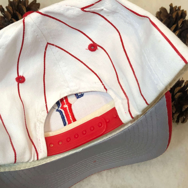 Vintage MLB Texas Rangers Drew Pearson Pinstripe Twill Snapback Hat