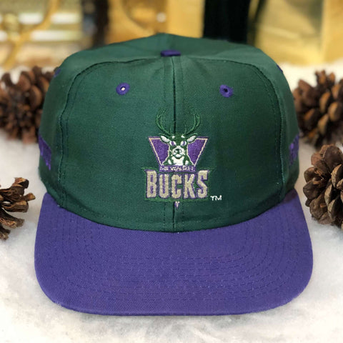 Vintage NBA Milwaukee Bucks Competitor Twill Snapback Hat