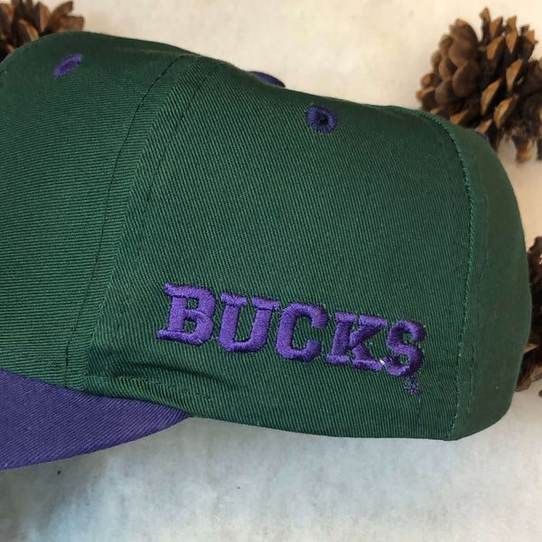Vintage NBA Milwaukee Bucks Competitor Twill Snapback Hat