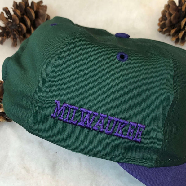 Vintage NBA Milwaukee Bucks Competitor Twill Snapback Hat