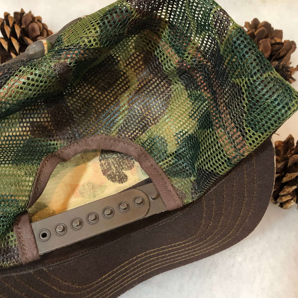 Vintage H.C. Spinks Clay Co. Inc. Paris Tennessee Camouflage Trucker Hat