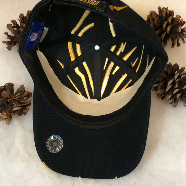 Deadstock NWOT NFL Pittsburgh Steelers Reebok Retro Collision Strapback Hat