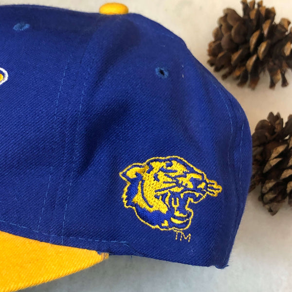 Vintage NCAA Pittsburgh Panthers Starter Tailsweep Script Wool Snapback Hat