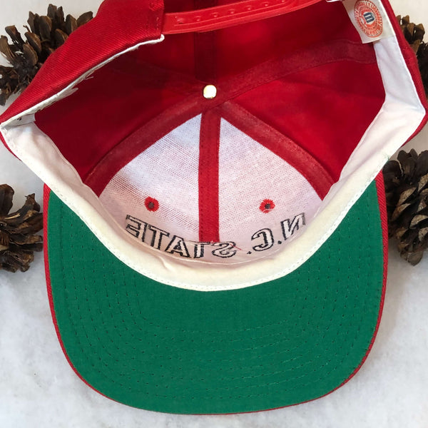 Vintage Deadstock NWOT NCAA North Carolina State Wolfpack Twins Enterprise Twill Snapback Hat