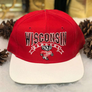 Vintage NCAA Wisconsin Badgers The Game Twill Snapback Hat