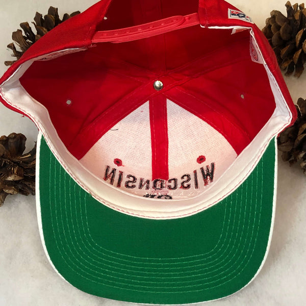 Vintage NCAA Wisconsin Badgers The Game Twill Snapback Hat