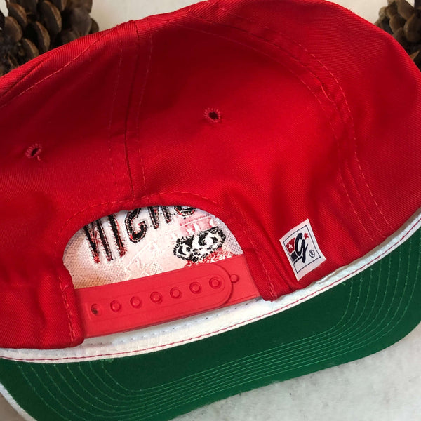 Vintage NCAA Wisconsin Badgers The Game Twill Snapback Hat