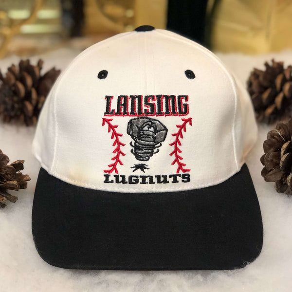 Vintage MiLB Lansing Lugnuts Outdoor Cap Strapback Hat