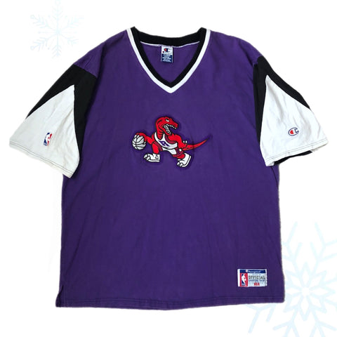 Vintage NBA Toronto Raptors Champion Warmup Shooting Shirt (XL)