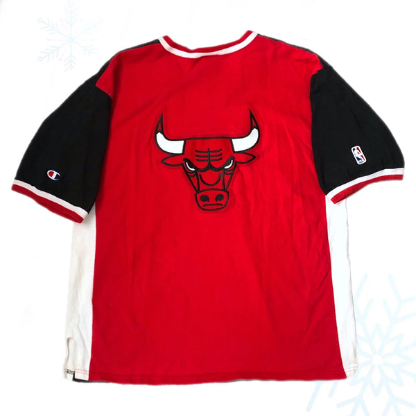 Vintage NBA Chicago Bulls Champion Warmup Shooting Shirt (XL)