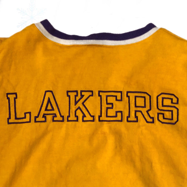 Vintage NBA Los Angeles Lakers Champion Warmup Shooting Shirt (XL)