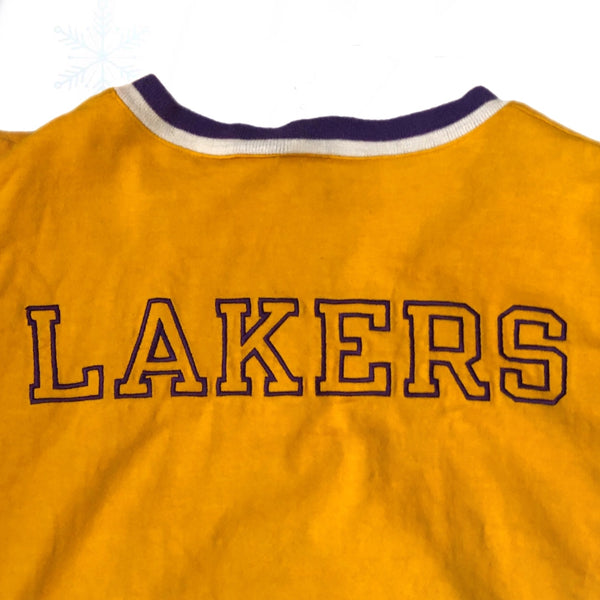 Vintage NBA Los Angeles Lakers Champion Warmup Shooting Shirt (XL)