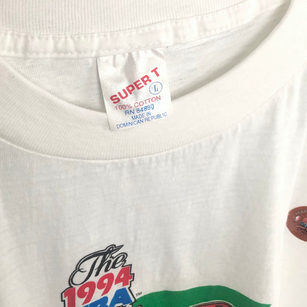 Vintage Deadstock NWOT 1994 NBA Finals Houston Rockets World Champions T-Shirt (L)
