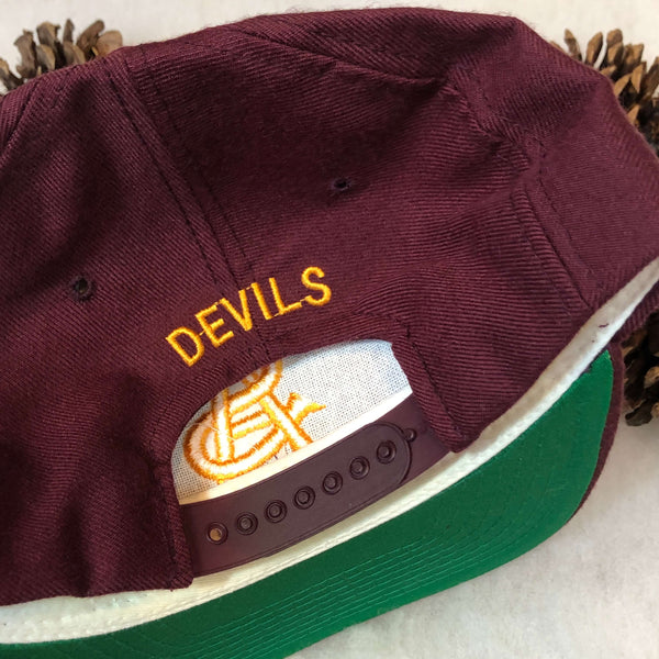 Vintage NCAA Arizona State Sun Devils New Era Wool Snapback Hat