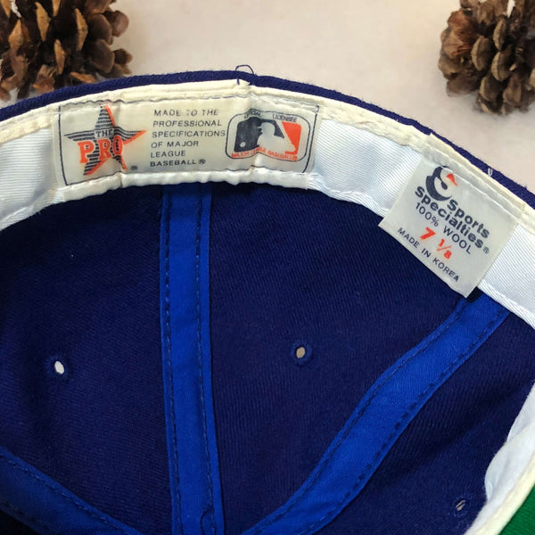 Vintage MLB Texas Rangers Sports Specialties Wool Fitted Hat 7 1/8