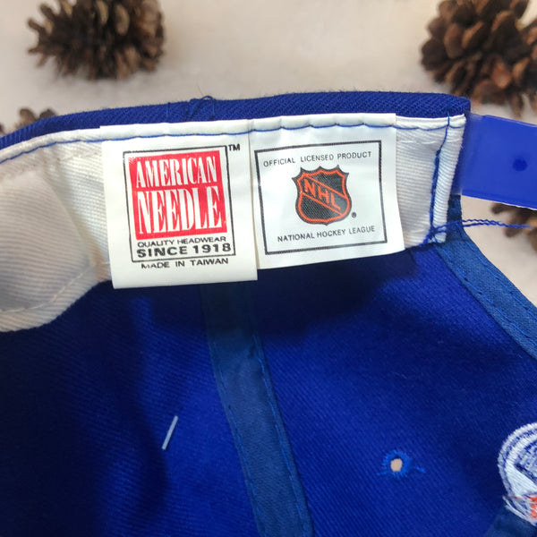 Vintage Deadstock NWT NHL Edmonton Oilers American Needle Snapback Hat