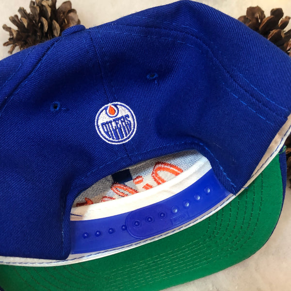 Vintage Deadstock NWT NHL Edmonton Oilers American Needle Snapback Hat